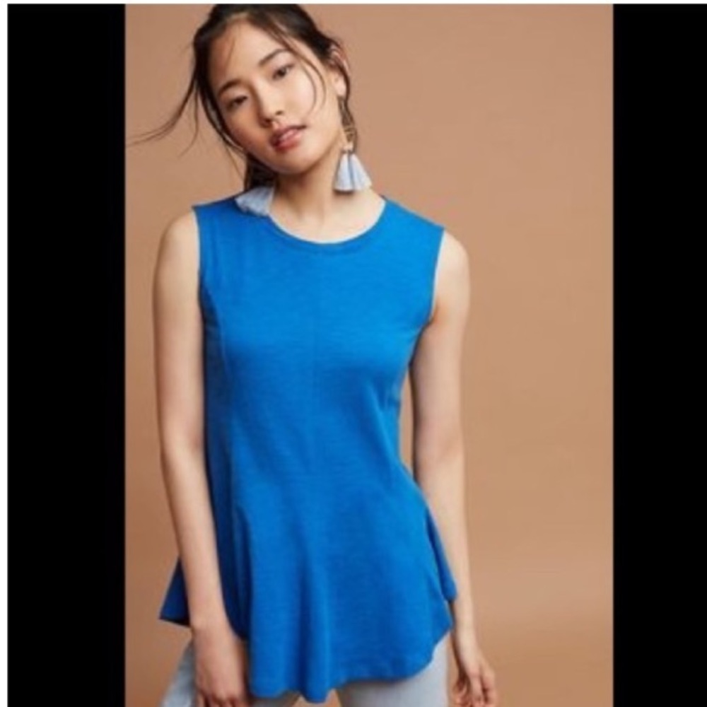 Anthropologie eri+ali Peplum Top S